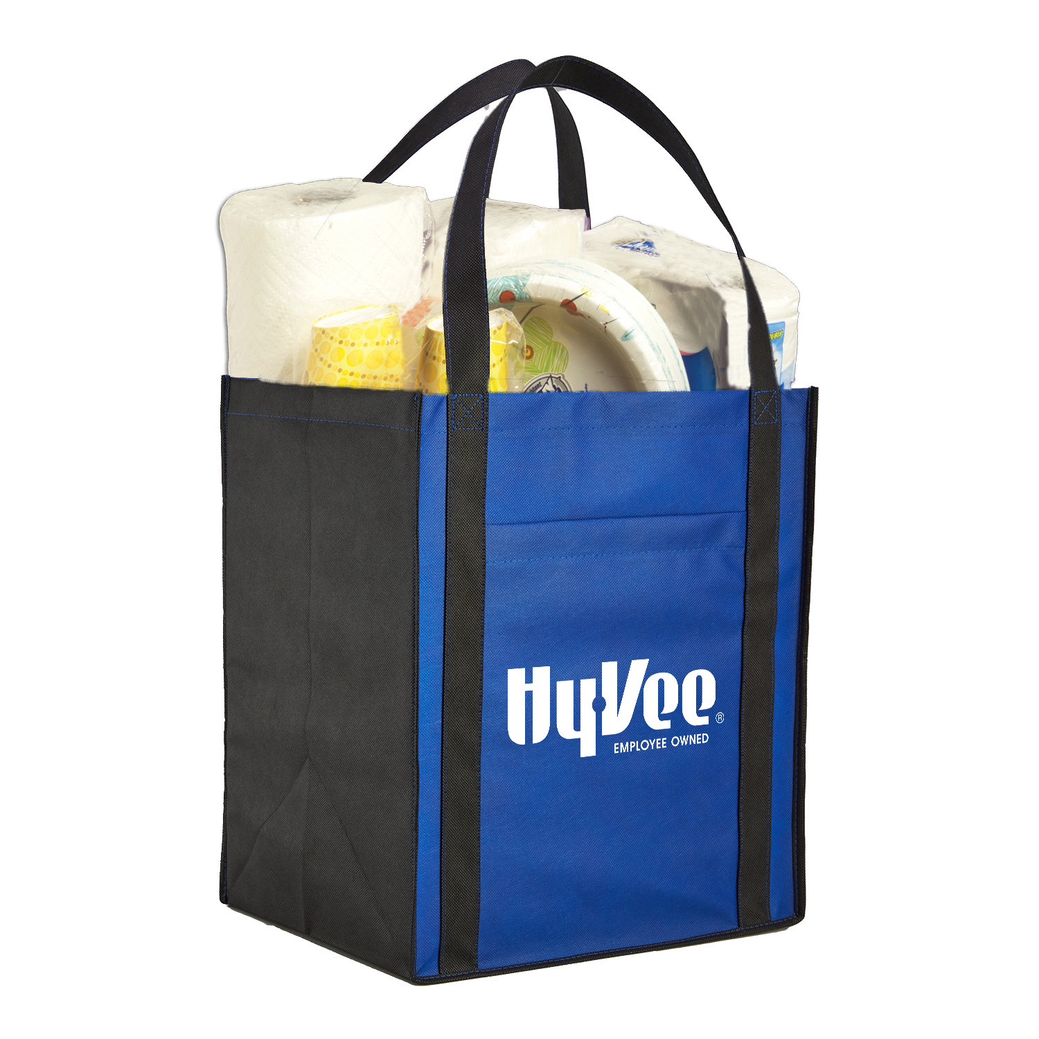 Large Non-Woven Grocery Tote w/ Pocket