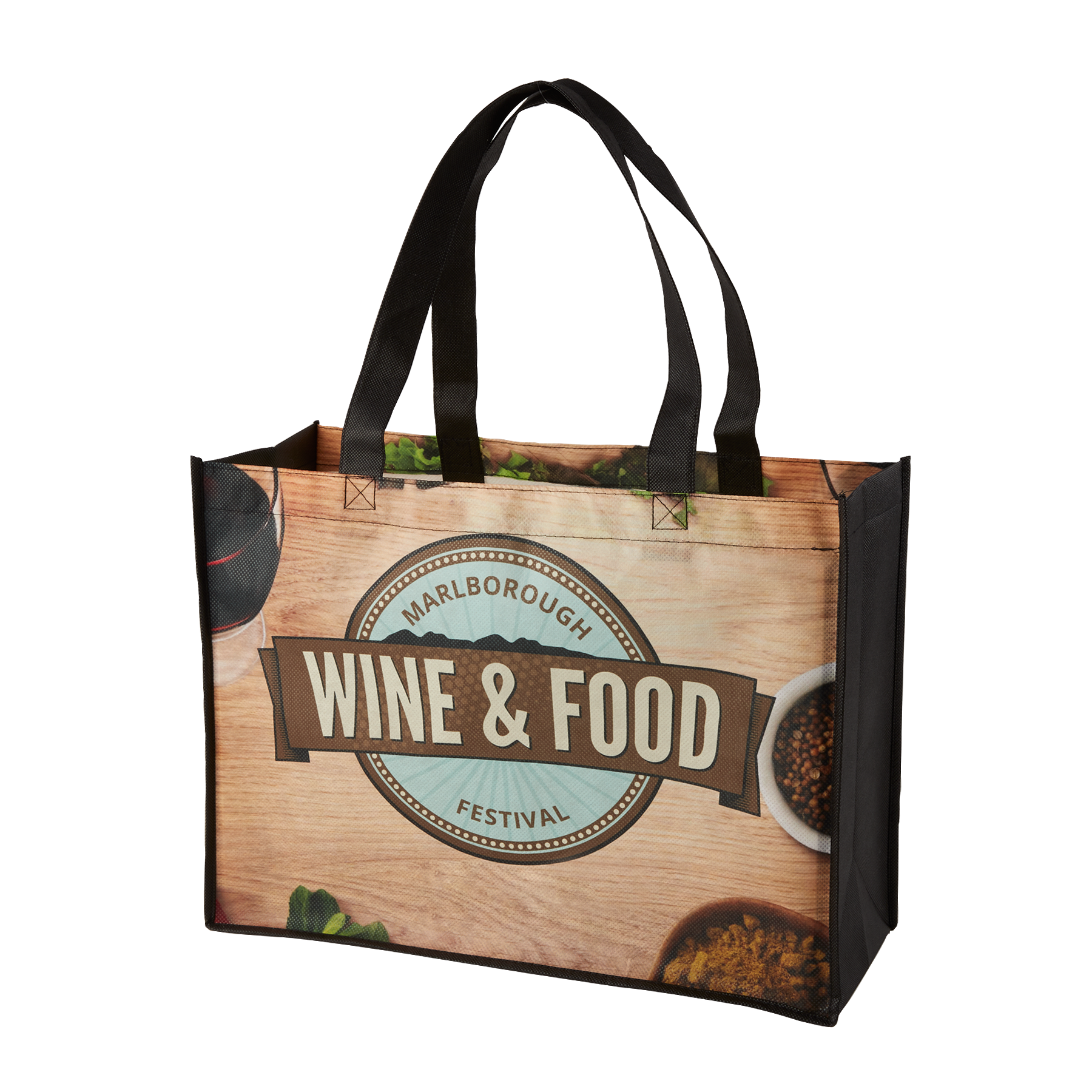 Sublimated Non-Woven Shopping Tote (2-sided)