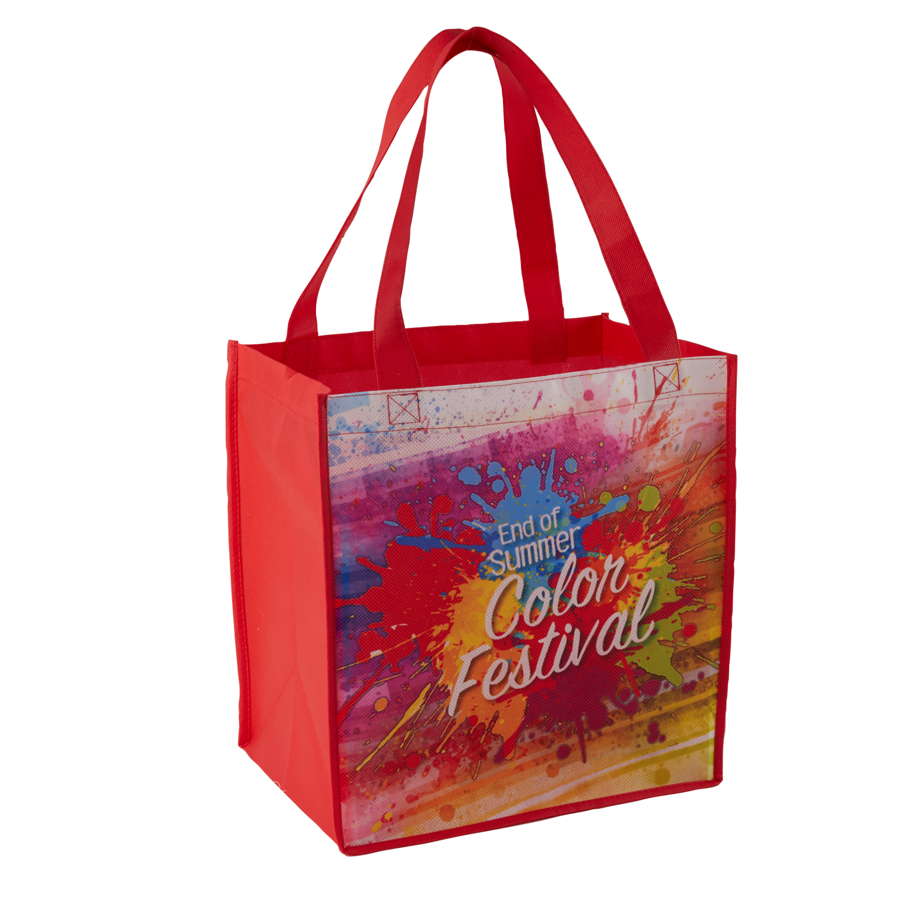 Sublimated Non-Woven Grocery Tote