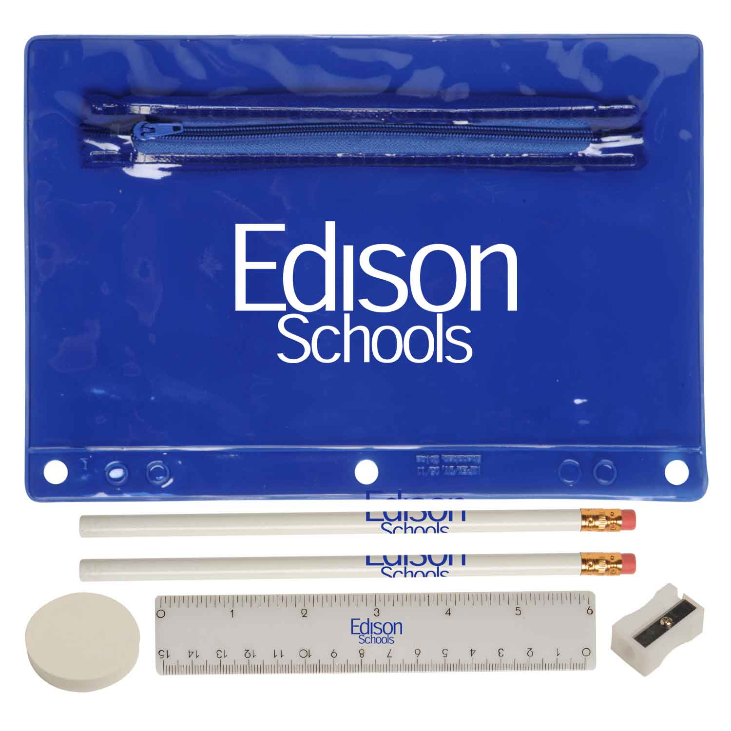 Translucent Deluxe School Kit-Imprinted Contents