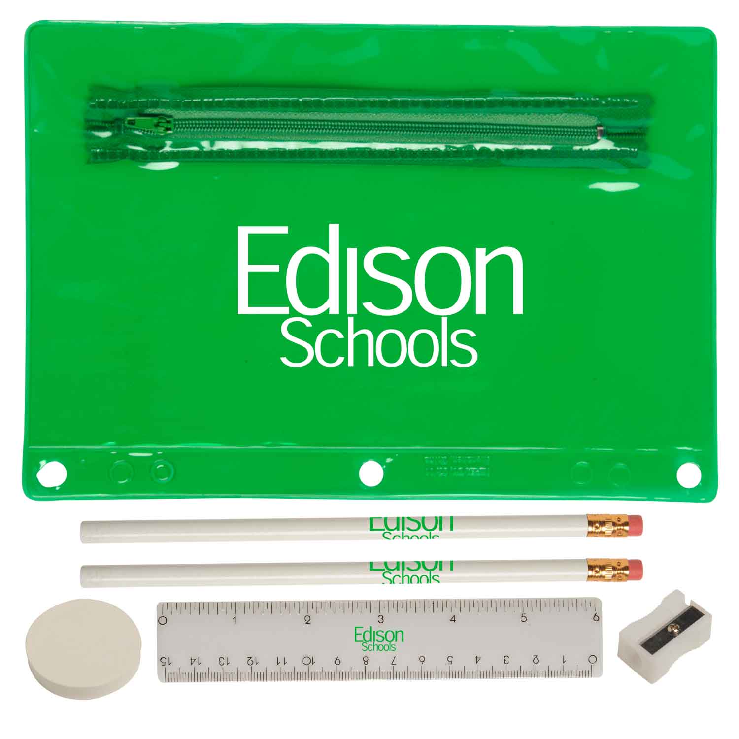 Translucent Deluxe School Kit-Imprinted Contents